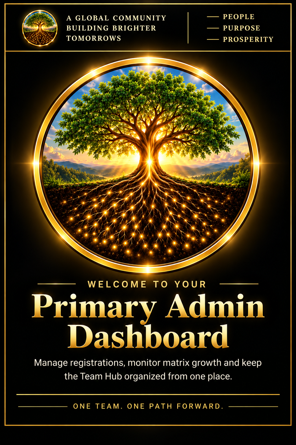 Primary Admin Dashboard — The Prosperity Circle